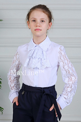 Школьная женская блузка оптом