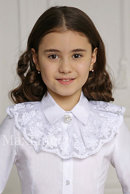 Школьная женская блузка оптом