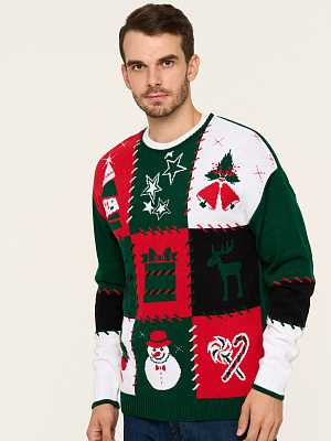 Свитер мужской новогодний